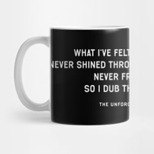 The Unforgiven Lyrics Mug